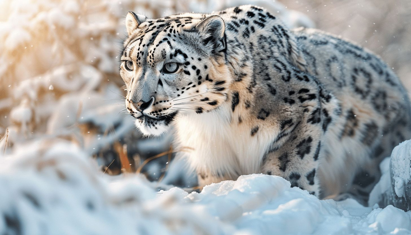 The Majesty of the Endangered Snow Leopard